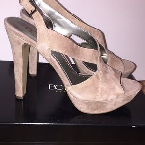 BCBG Paris Hasura Suede Sandals